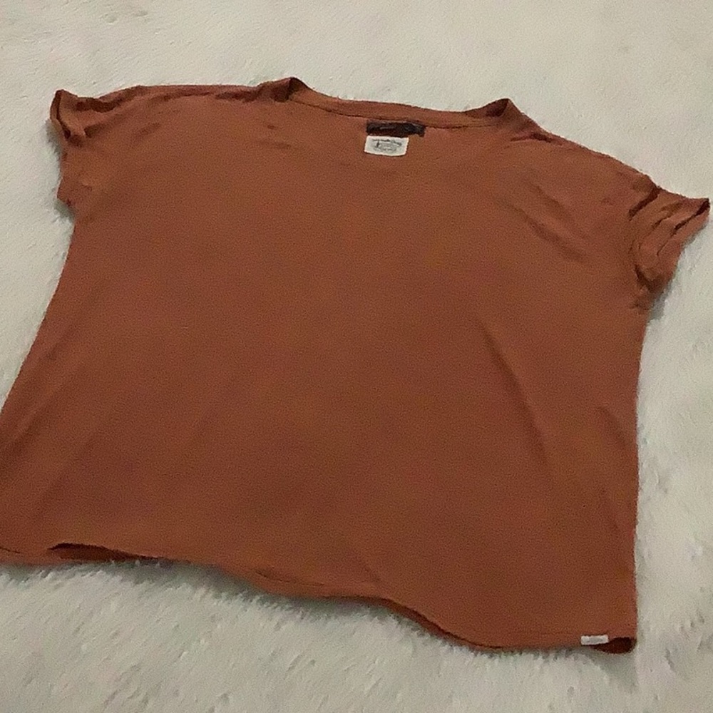 Prana women’s orange summer t shirt size xl